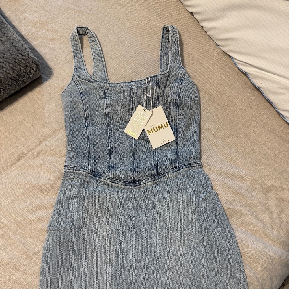 Denim Dress Show Me Your MuMu